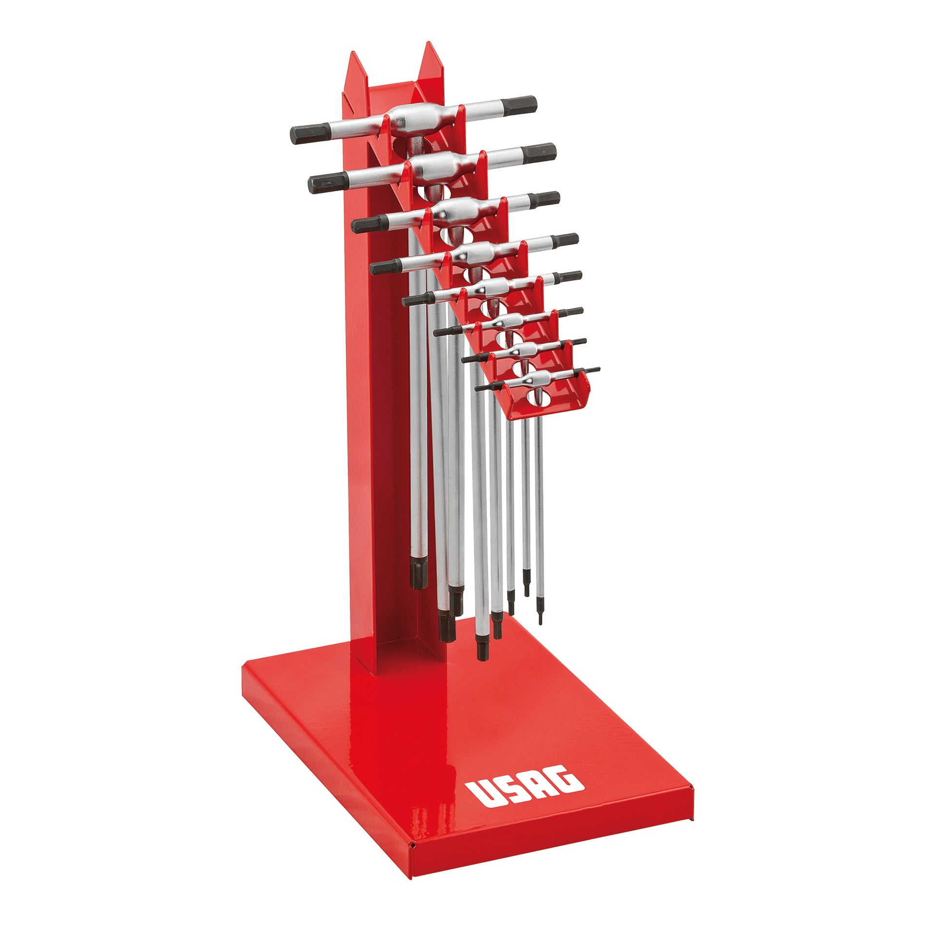 280 T/S8 - Serie di 8 chiavi a t con maschio esagonale - Usag - U02800213 280 T/S8 - Serie di 8 chiavi a t con maschio esagonale - Usag - U02800213
